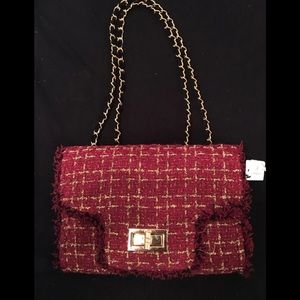 Christina Sabatini crossbody shoulder chain purse